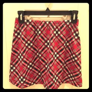 Plaid Tennis/ Golf Skirt XS